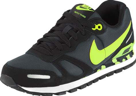 nike air waffle trainer schuhe grau neon gelb|Nike Waffle Trainer.